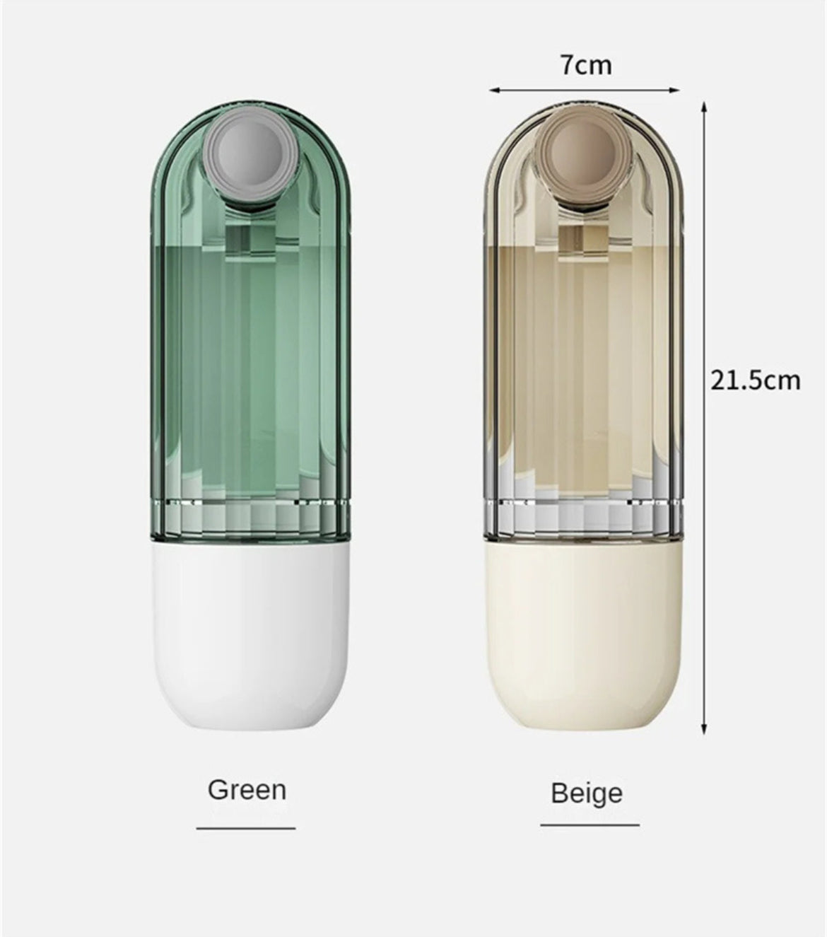Botella 2 en 1 para agua y comida – Ideal para paseos